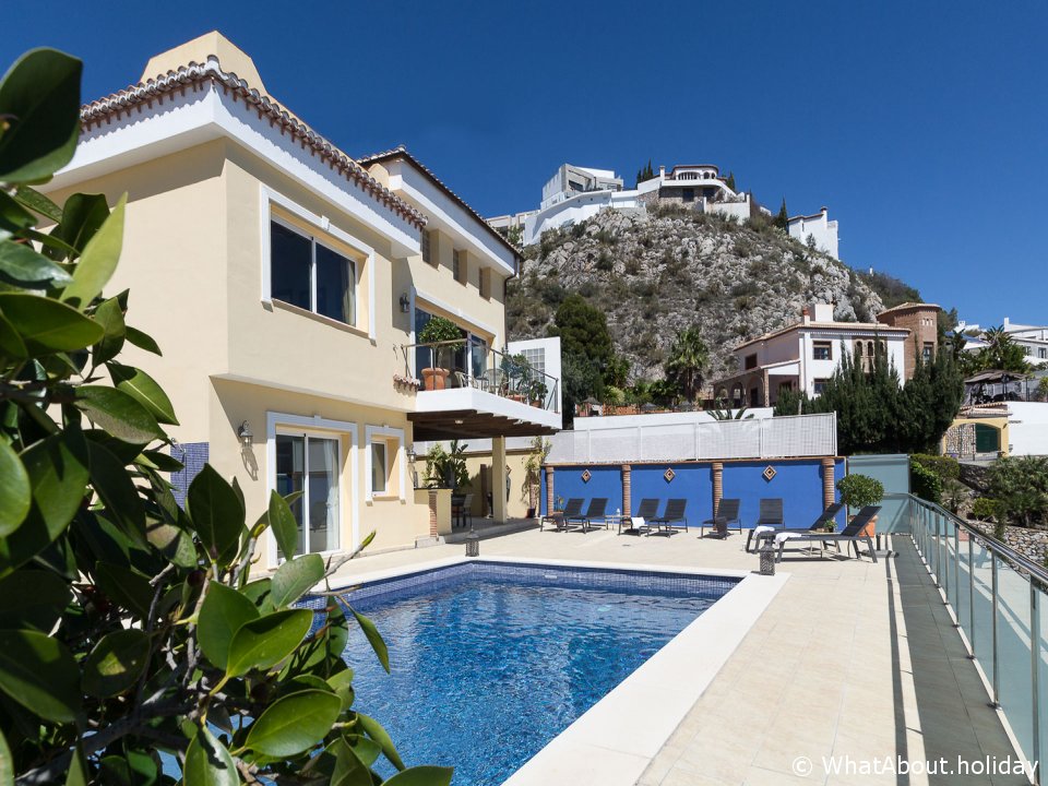 Villa Buena Vista, Ferienhaus am Meer in Spanien